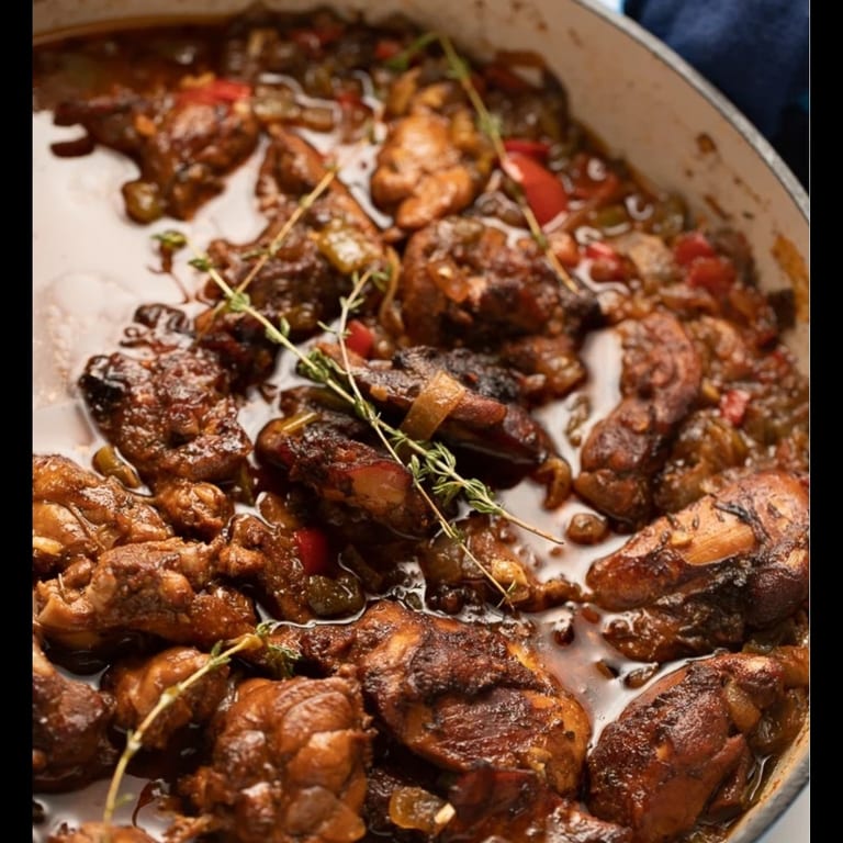 Delicious Brown Stew Chicken