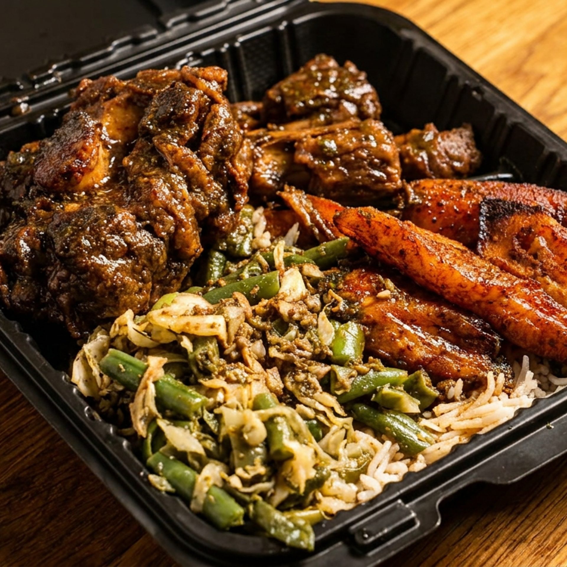 Brown stew oxtail